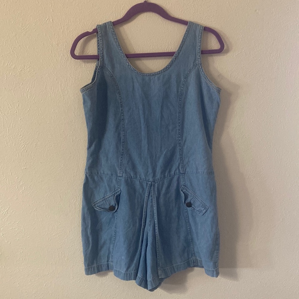 Vintage Denim Romper